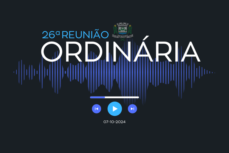 26ª Reunião ordinária disponível